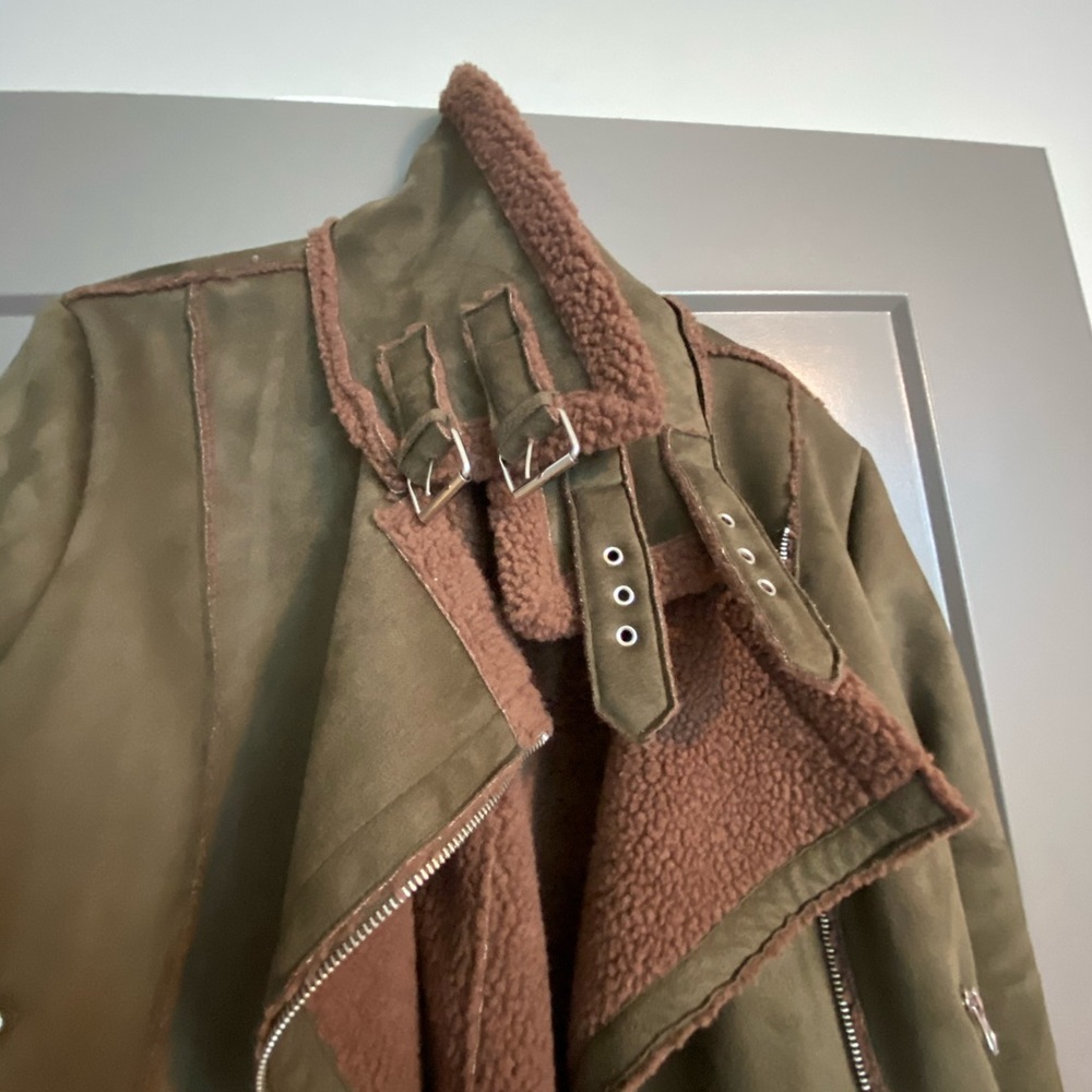 Army Green Moto Jacket Gem